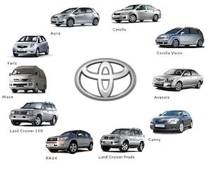 Об автомобилях марки Toyota.